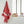 fouta Tissage plat couleur rouge suspendue dans une salle de bain - BY FOUTAS
