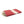 fouta Tissage plat couleur rouge pliée façon serviette de plage - BY FOUTAS
