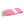 fouta flat weave pink color fluo folded beach towel - BY FOUTAS
