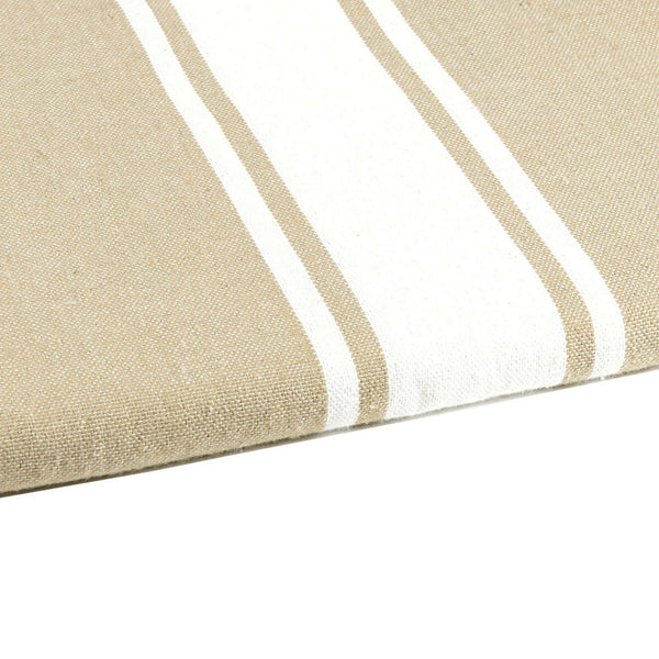 zoom on the beach fouta flat weave color sahara - BY FOUTAS