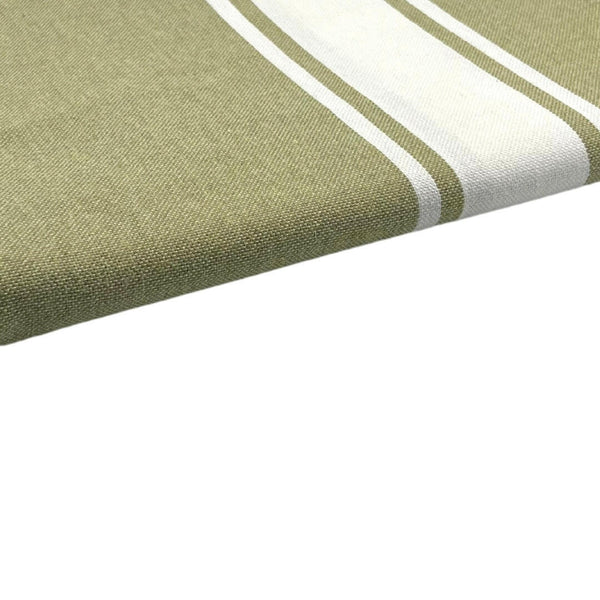 zoom on the beach fouta flat weave lime color - BY FOUTAS