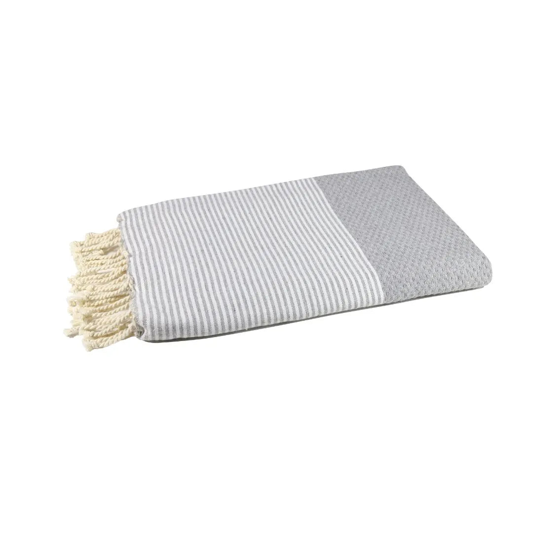 Packshot de la Fouta Honeycomb Orange - BY FOUTAS