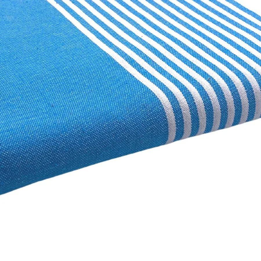 Fouta XXL Arthur Turquoise - 200 x 300 cm | Grande Serviette de Plage | Jeté de canapé