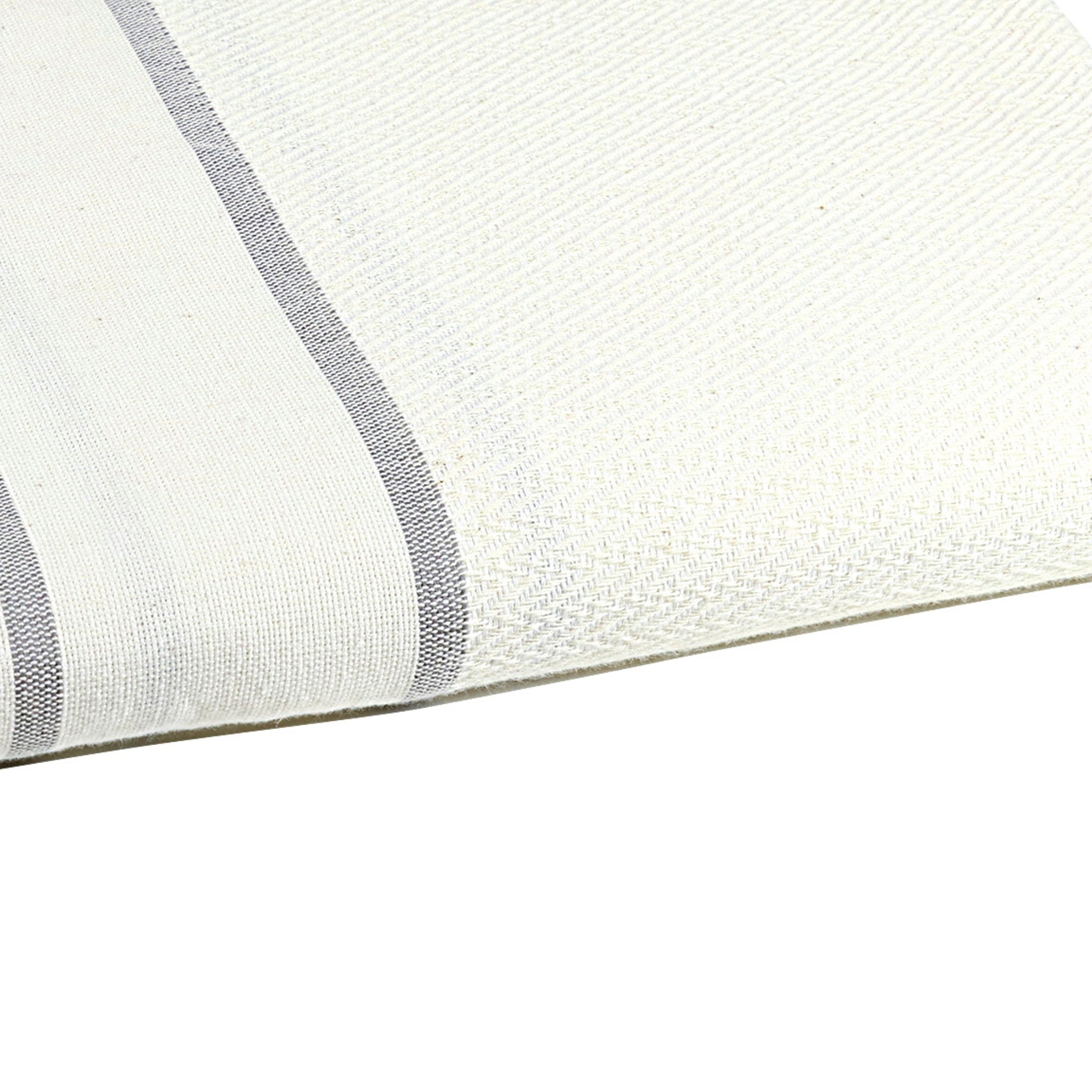 Fouta Chevrons Blanche - 100 x 200 cm | Serviette de plage