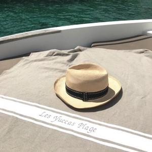 personalized fouta and hat