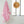 Carica l'immagine nella galleria, fouta a trama piatta colore rosa confetto appeso in bagno - BY FOUTAS
