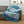 fouta XXL Arthur couleur bleu canard utilisée en jeté de canapé - BY FOUTAS
