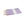 fouta Tissage plat couleur lilas pliée façon serviette de plage - BY FOUTAS