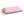 fouta Chevron couleur rose bébé pliée façon serviette de plage - BY FOUTAS