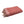Saunatuch Einfarbiger Frottee in puderrosa, gefaltet wie ein Badetuch, Seite frottee - BY FOUTAS