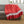 Saunatuch XXL flachweben rote Farbe, die als Sofaüberwurf verwendet wird -. BY FOUTAS