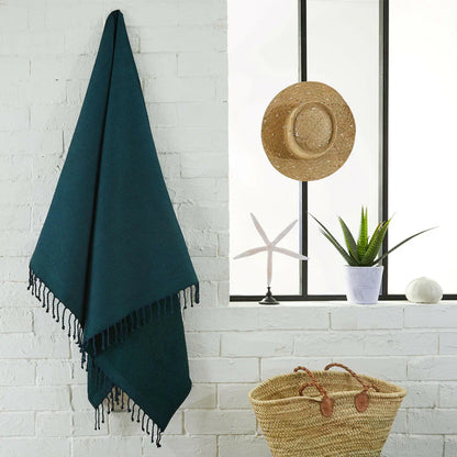 Fouta Eponge Unie Fir Green - 100 x 200 cm | Towel