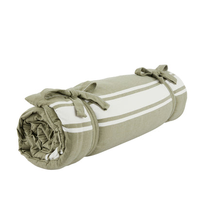 Deckchair mattress Olive Green - BY FOUTAS