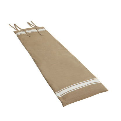 Taupe deckchair mattress - BY FOUTAS