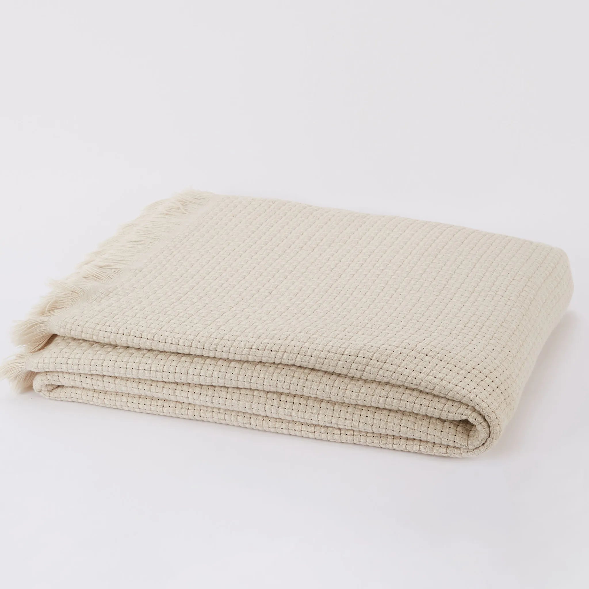 Marceau Throw - 100% Organic Cotton - Sahara