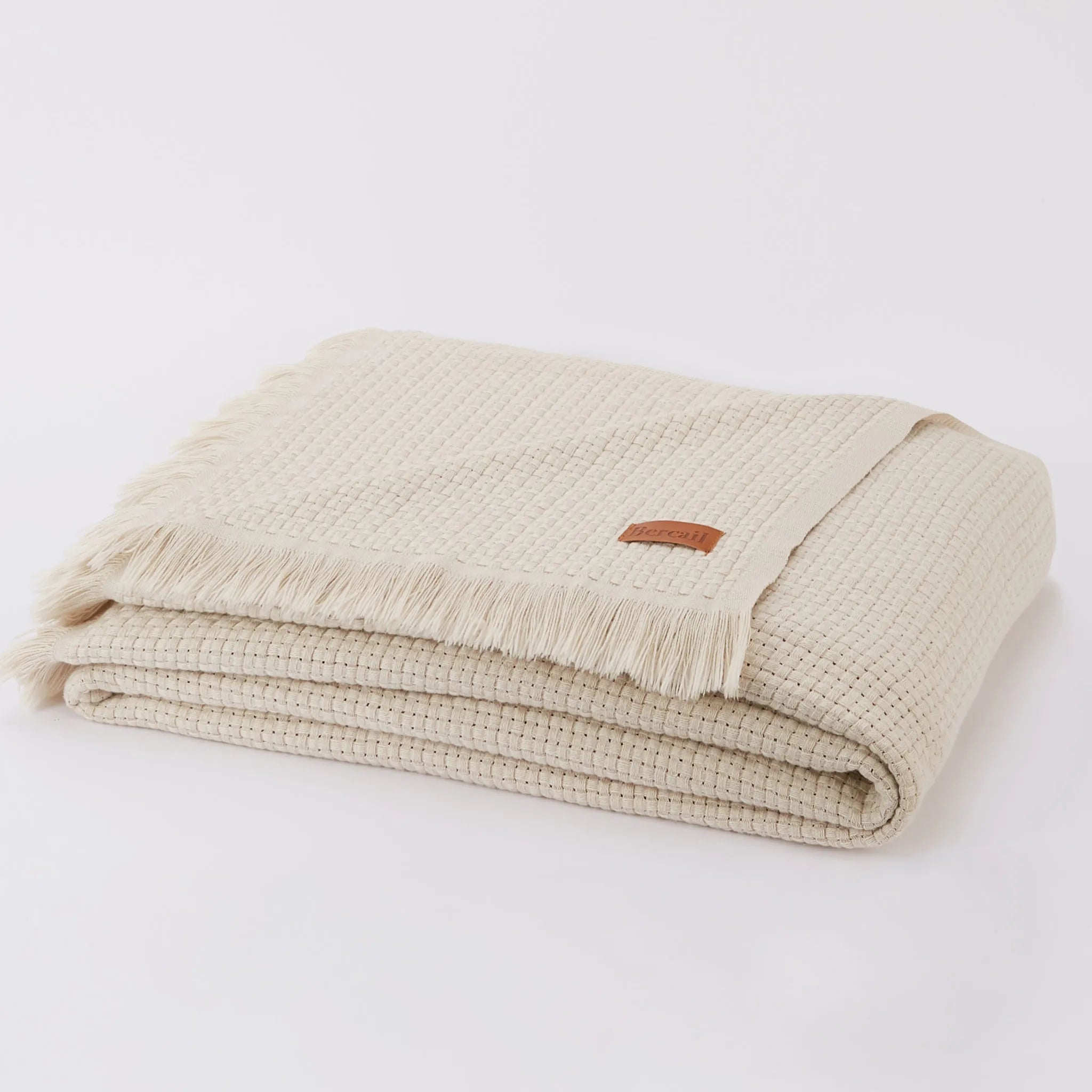 Marceau Throw - 100% Organic Cotton - Sahara