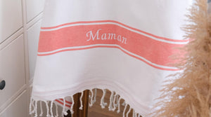 fouta with embroidery 