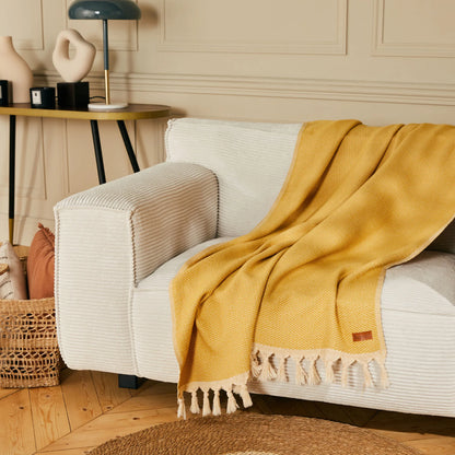 Yellow Mustard Throw