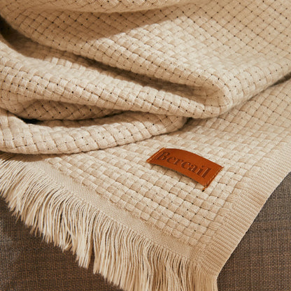 Marceau Throw - 100% Organic Cotton - Sahara