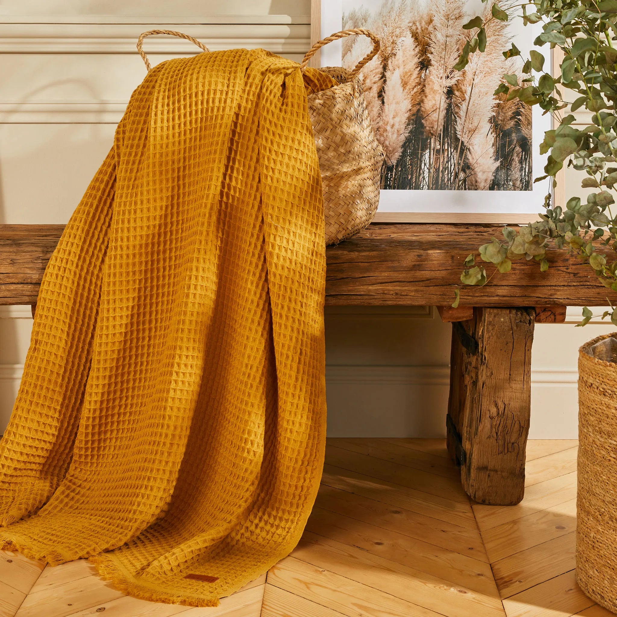 Yellow Mustard Throw