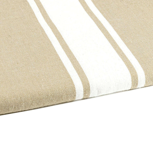 zoom on the beach fouta XXL flat weave color sahara - BY FOUTAS