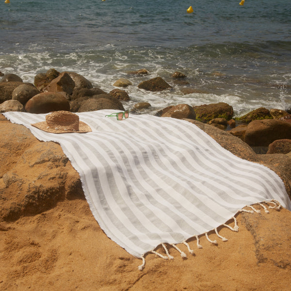 Fouta Positano - 100 x 200 cm | Asciugamano da spiaggia BY FOUTAS