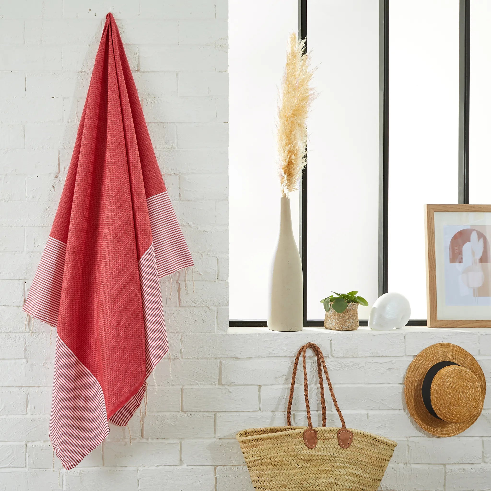 Foto dell'imballo del Fouta Chevron Terracotta BY FOUTAS