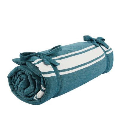 Ligstoelmatras Eend Blauw - DOOR FOUTAS