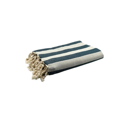 Packshot foto van de Positano Blue Ocean Fouta - DOOR FOUTAS